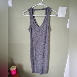 *5 for $25* Like New* Mossimo Supply Co. Small Heather Gray Ribbed Bodycon Dress